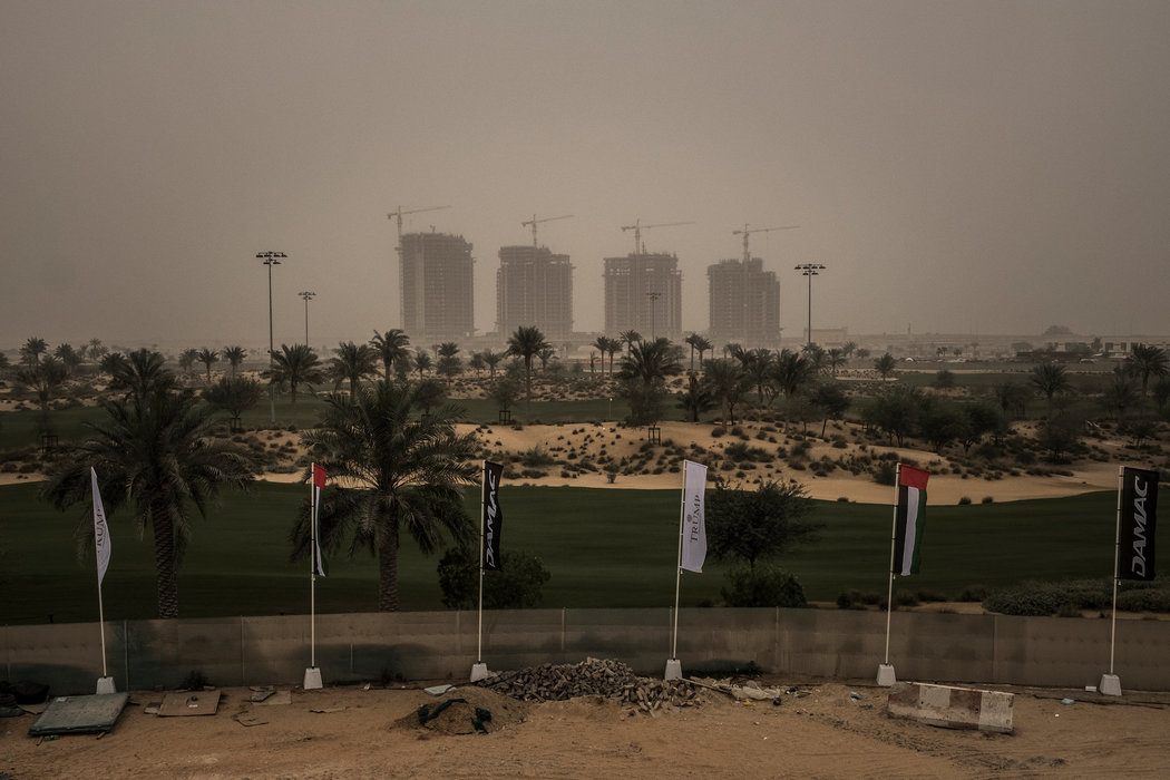 迪拜早前开发的特朗普国际高尔夫球场