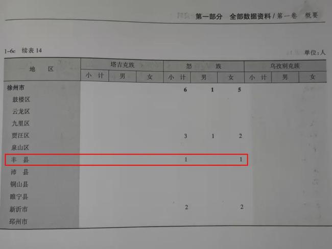 丰县没有傈僳族人