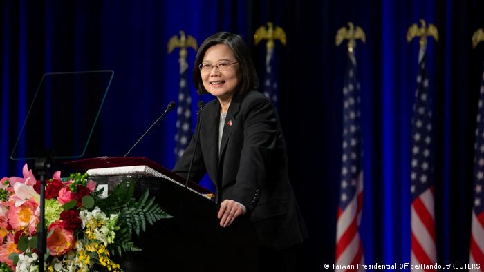 蔡英文在美国洛杉矶 蔡英文在美国洛杉矶